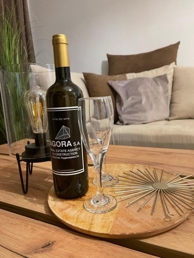 Agora Luxury Apartment 1 Loutráki Dış mekan fotoğraf